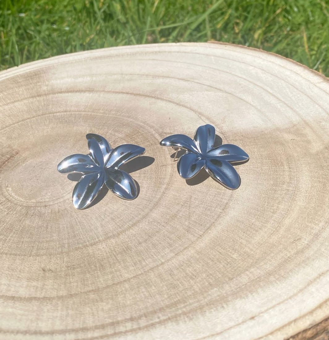 Boucles d’oreilles Silver Flower