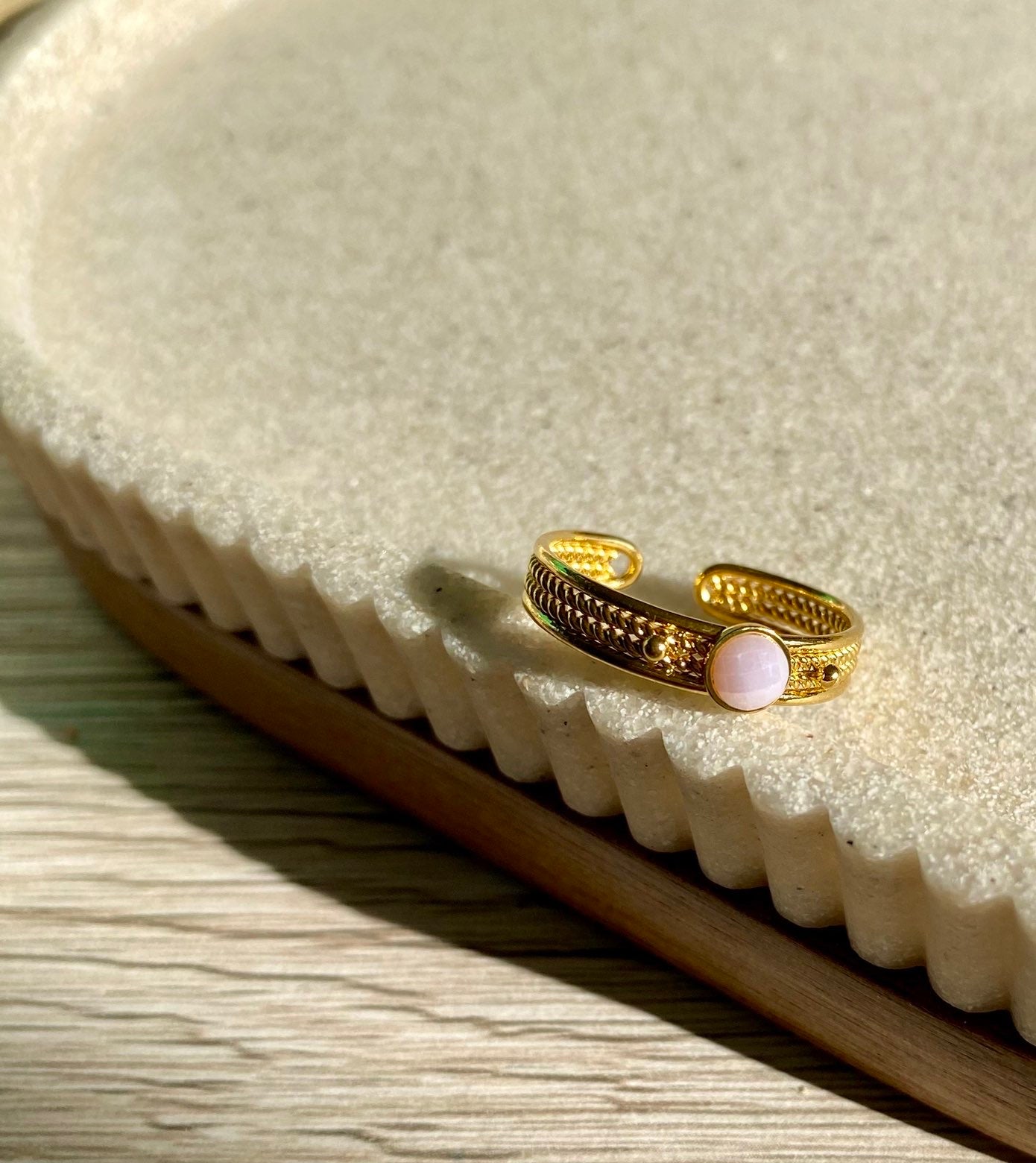 Bague Caresse Rose