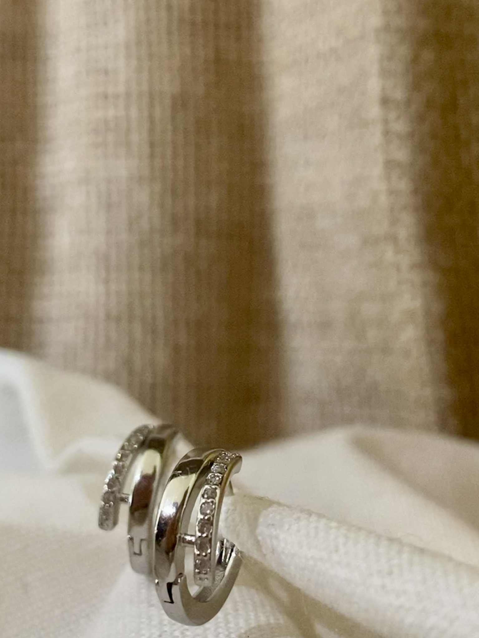 Boucles d’oreilles Éclat d’argent