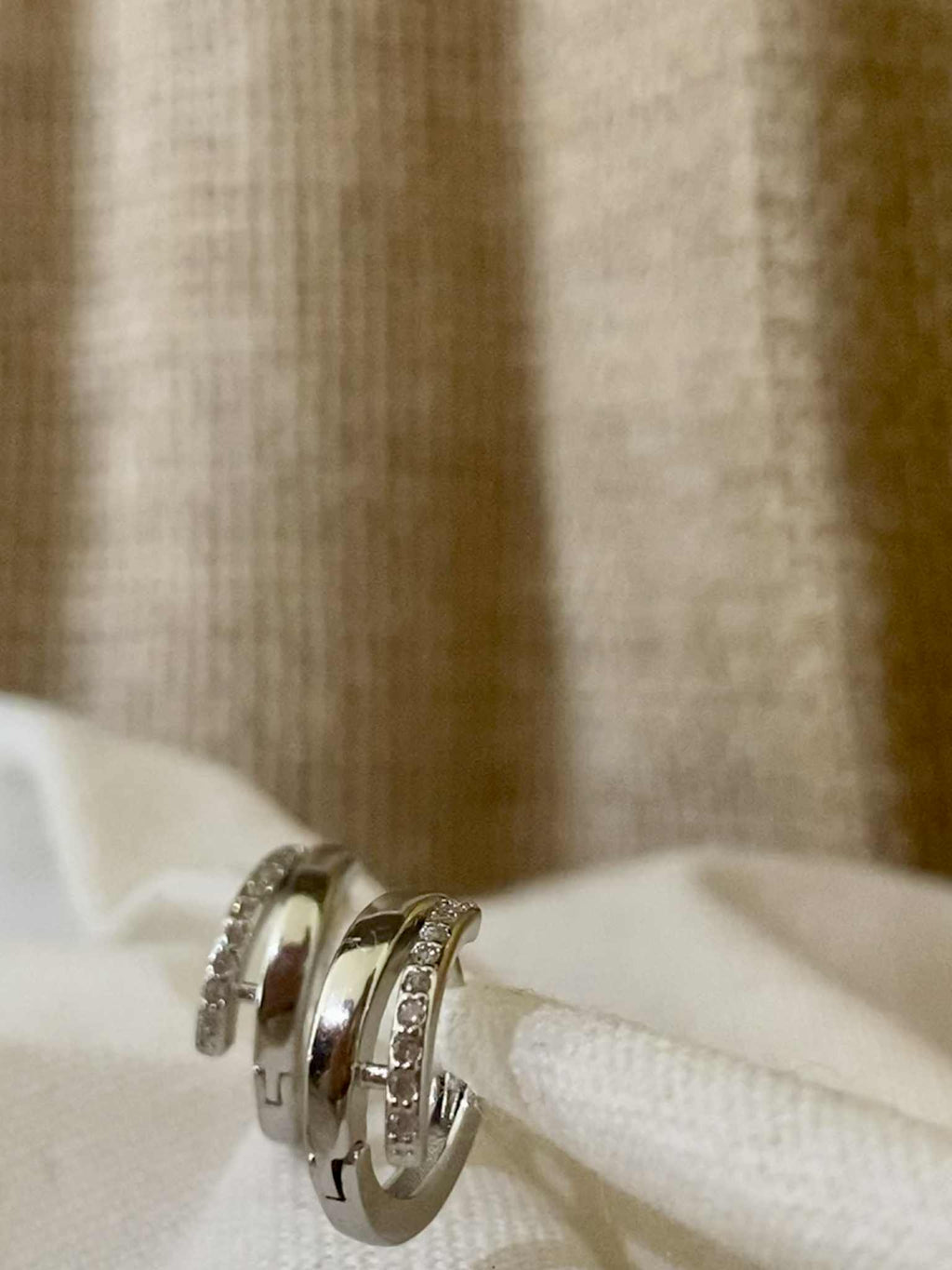 Boucles d’oreilles Éclat d’argent