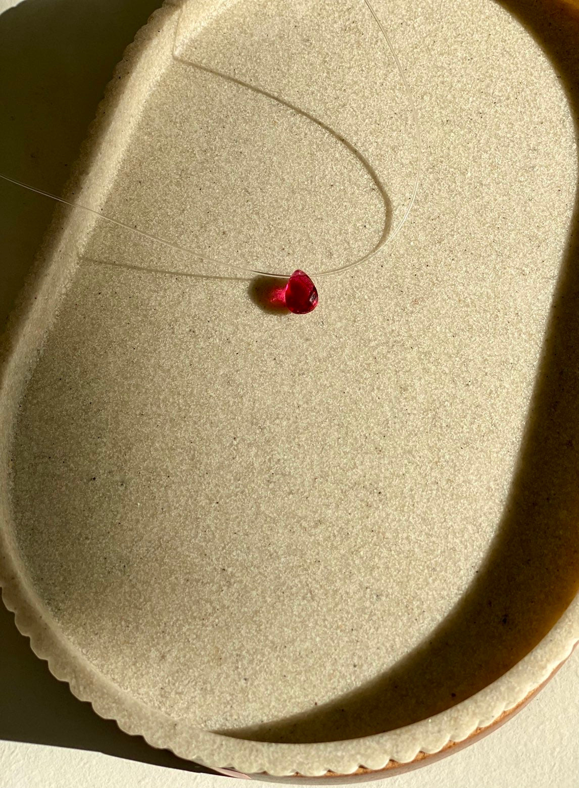 Collier Élégance Rubis