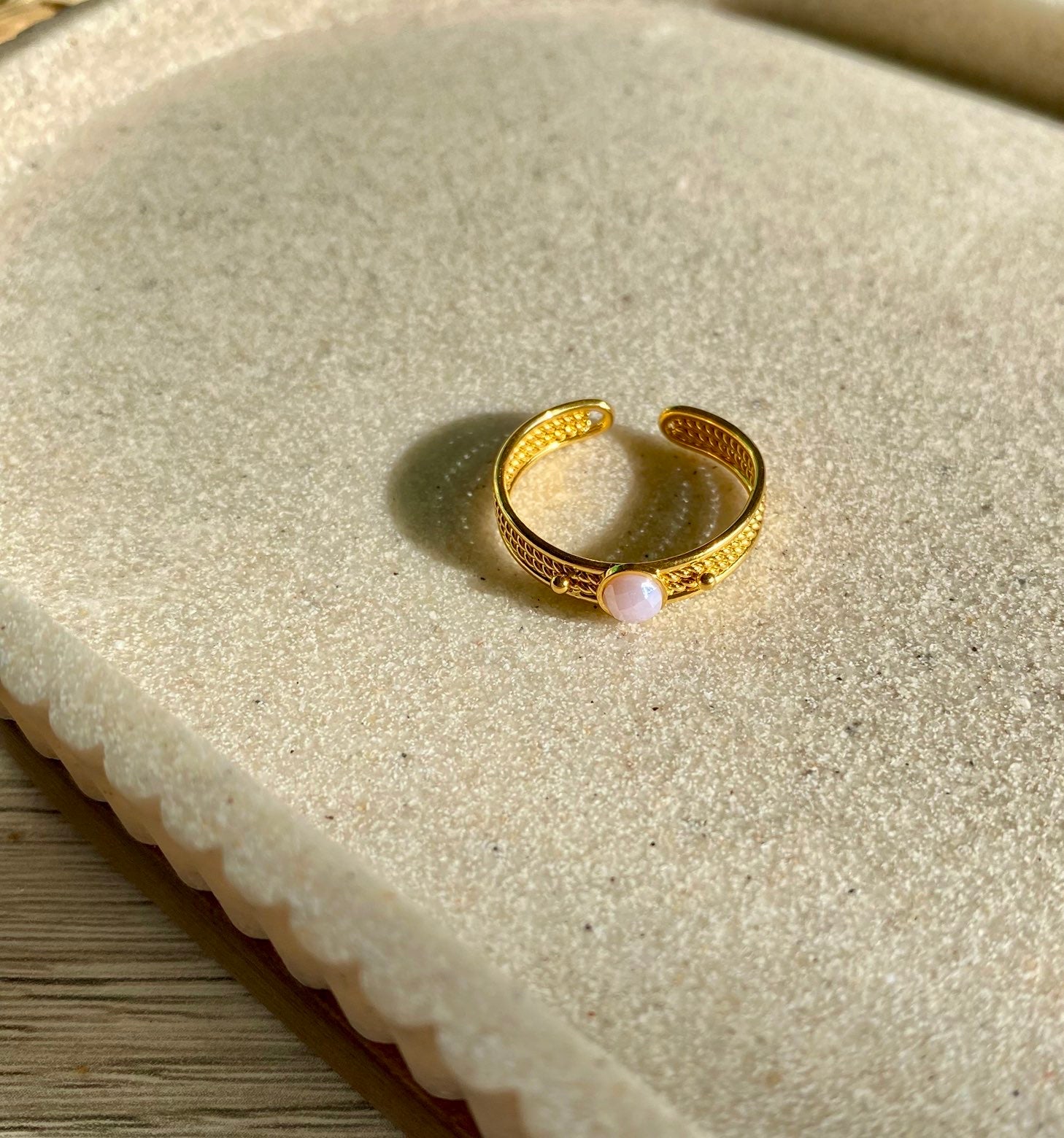 Bague Caresse Rose