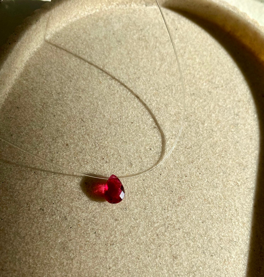 Collier Élégance Rubis