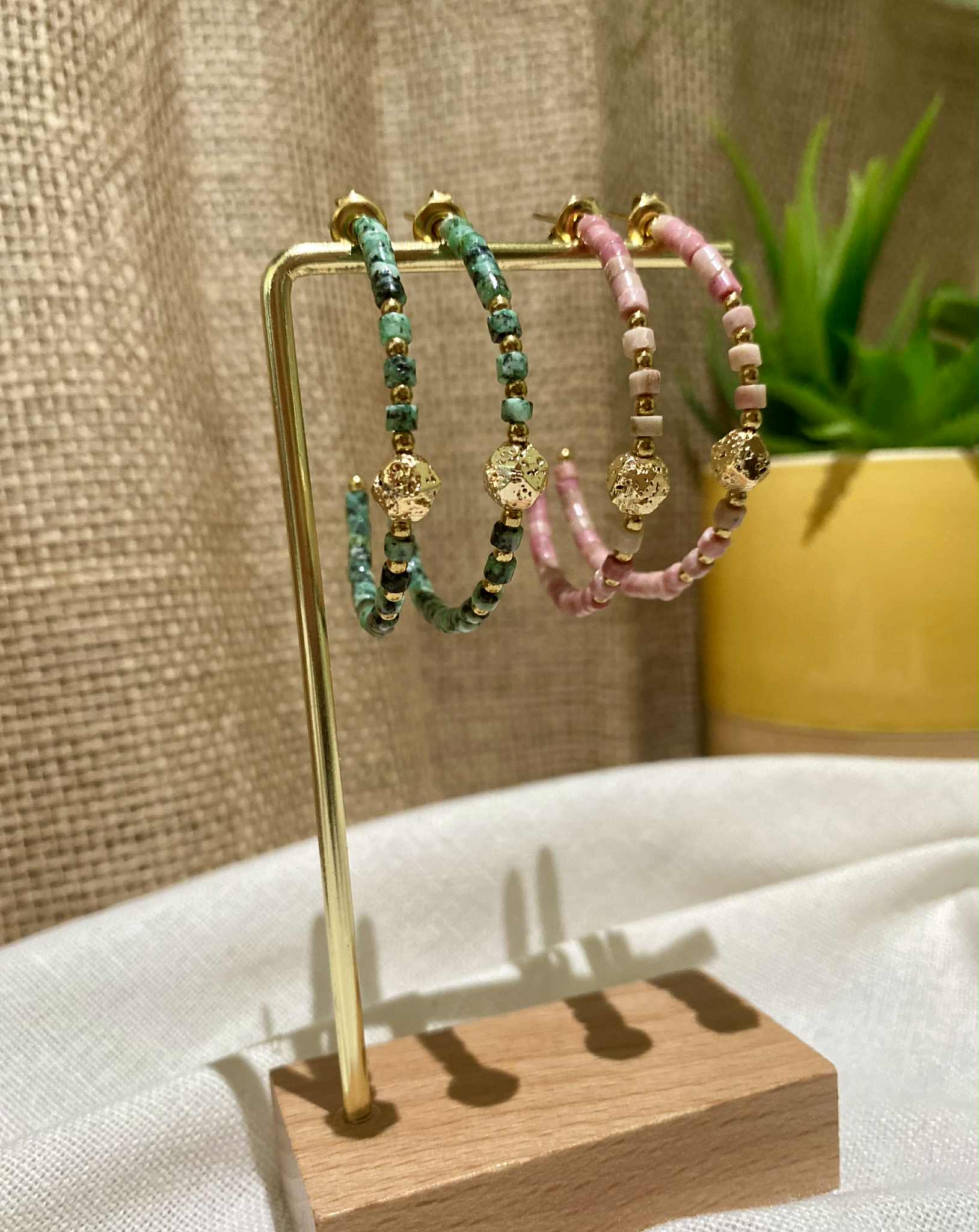 Boucles d'oreilles Gaïa