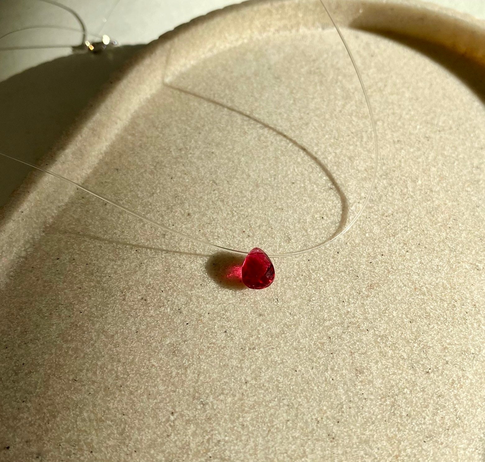 Collier Élégance Rubis