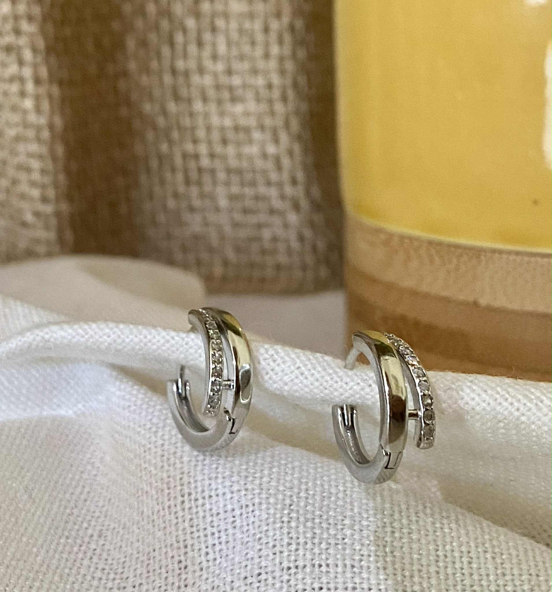 Boucles d’oreilles Éclat d’argent