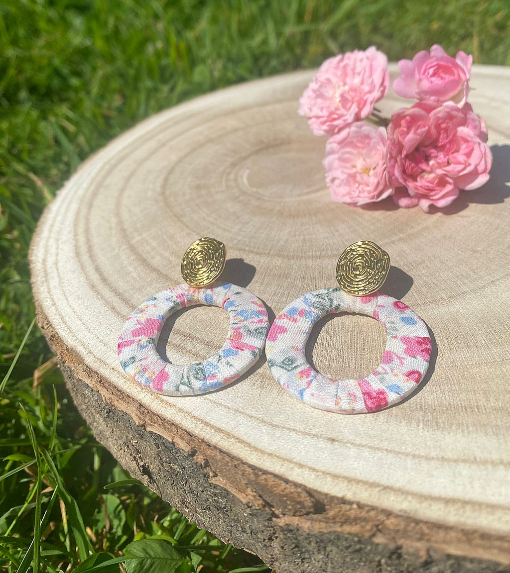 Boucles d'oreilles couture