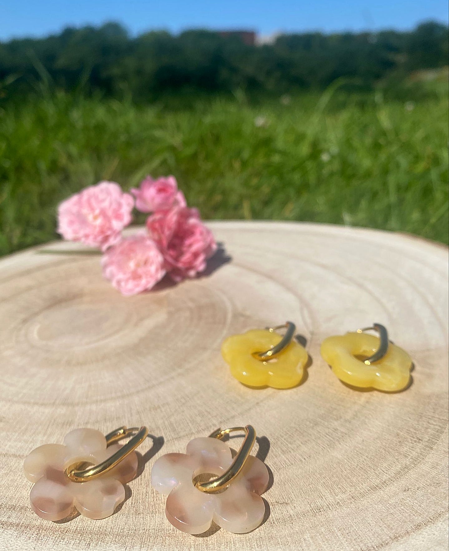 Boucles d'oreilles sunrise